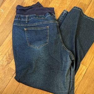 Plus size maternity jeans